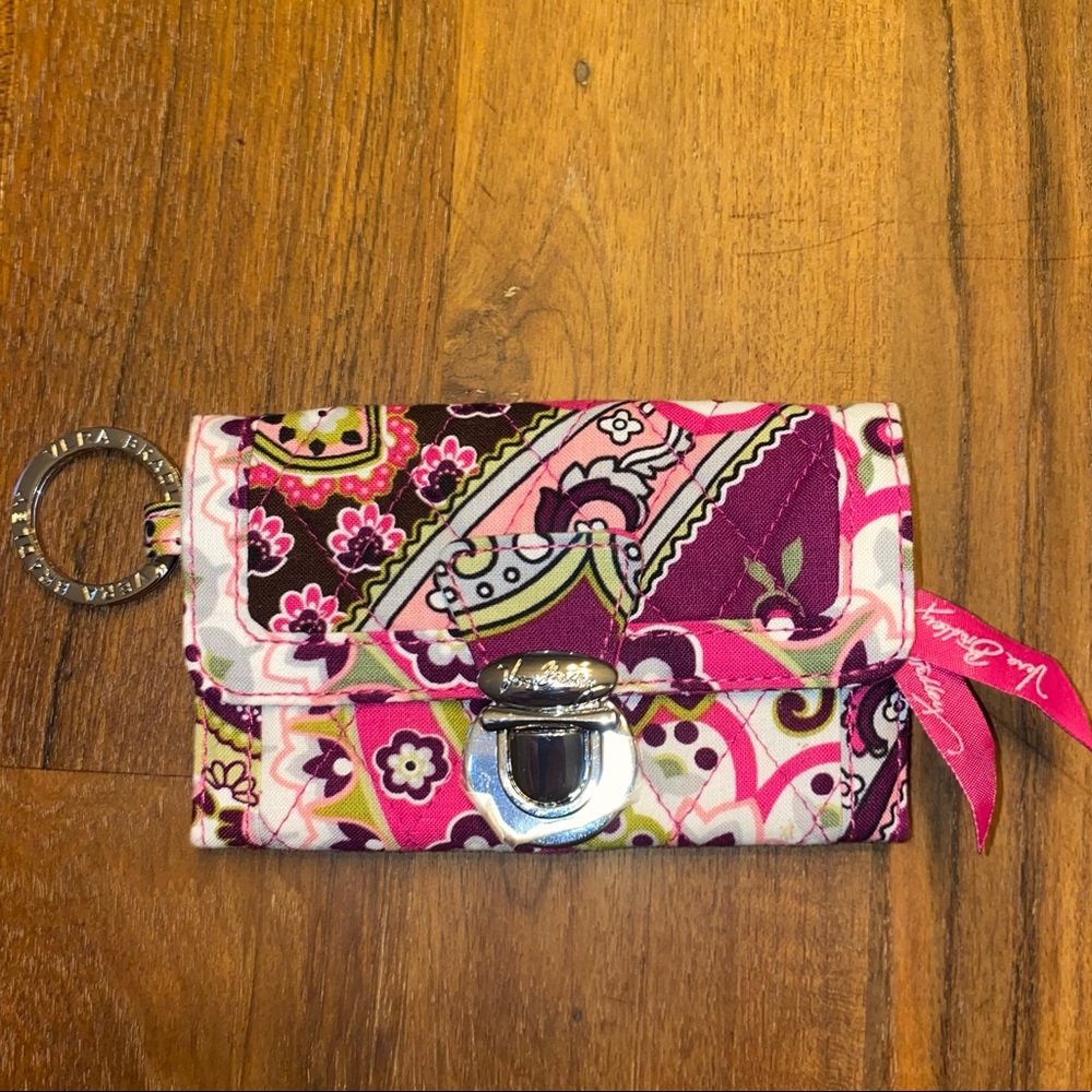 Vera Bradley Paisley Wallet with Keychain
